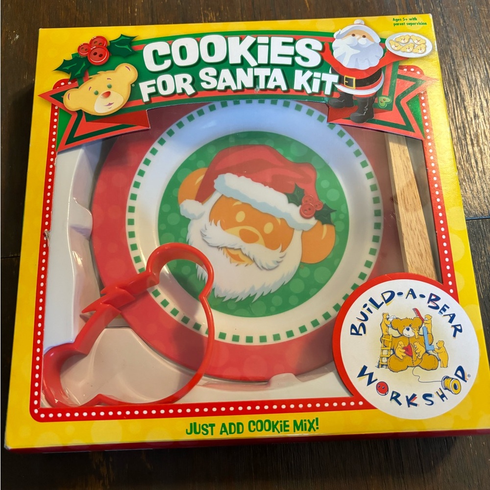 Build-A-Bear workshop BAB Santa cookie making kit. 2013